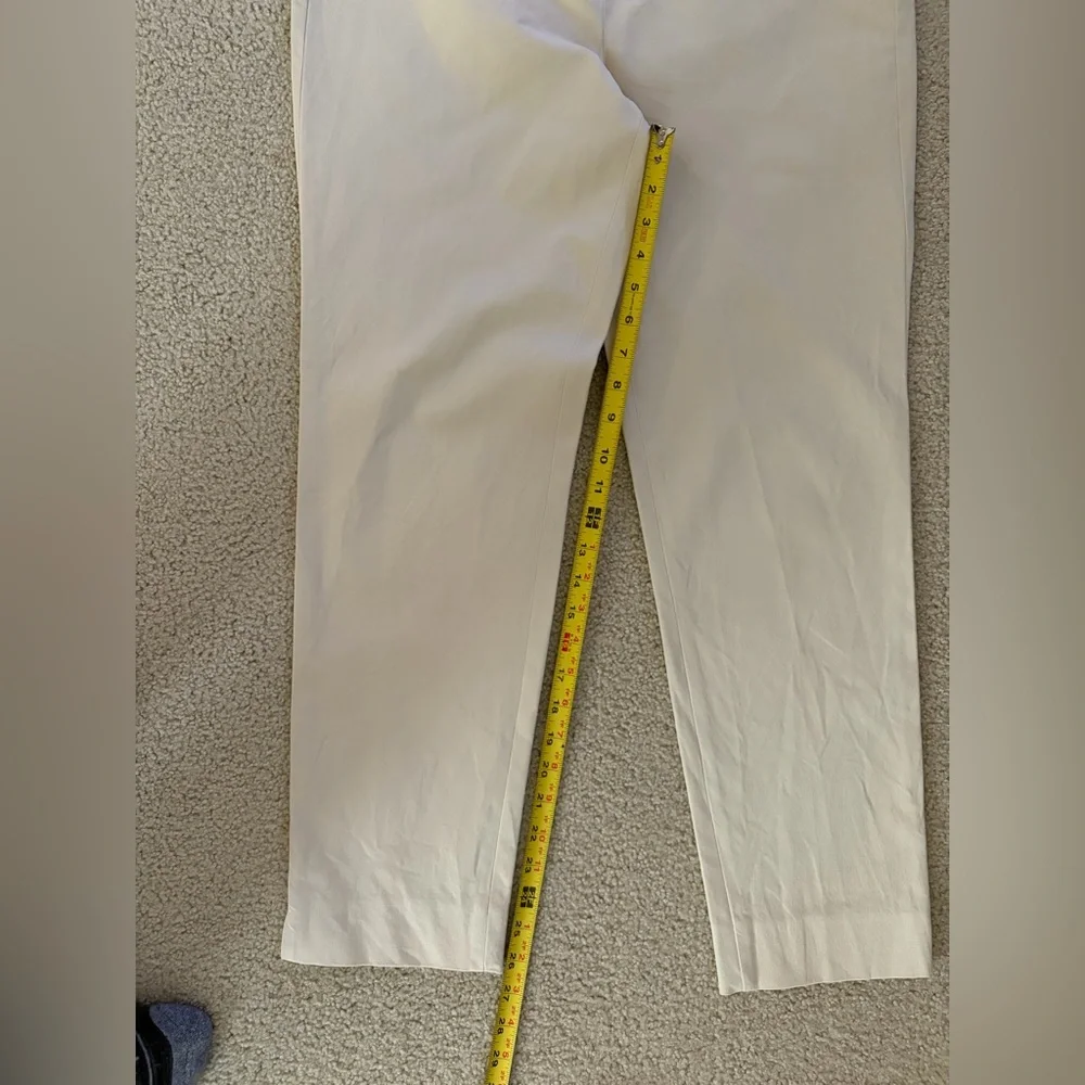 Talbots Chatham Cotton Bi-Stretch Skim Ankle Pant - Picture 4 of 9